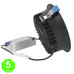 Foco Downlight LED CCT Luxtar 30W Black Antideslumbrante [AL4258GA]