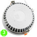 Foco Downlight Led LUXTAR 30W UGR19 Antideslumbrante [AL4262LM]