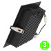 Foco Downlight LED CCT 30W Black Square Antideslumbrante [AL4270LM] 
