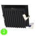Foco Downlight LED CCT 30W Black Square Antideslumbrante [AL4270LM] 
