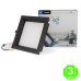 Foco Downlight LED CCT 30W Black Square Antideslumbrante [AL4270LM] 