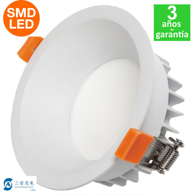 Foco Downlight Led Antideslumbrante Luxtar 15W 1200Lm IP20 UGR19 Ø Corte 100mm [LM-LM4260]