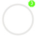 Foco Downlight LED 25W Circular IP44 Serie DL [AL825DL-DL6] 