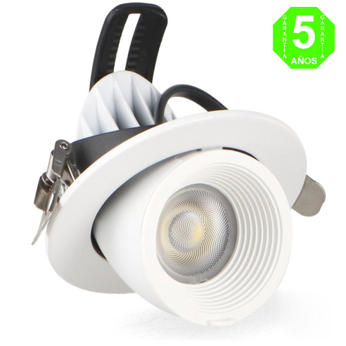 Foco Downlight Led Cob CCT Track Circular 10W Blanco UGR 19 Orientable [AL4136GA]