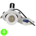 Foco Downlight Led Cob CCT Track Circular 10W Blanco UGR 19 Orientable [AL4136GA]