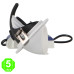 Foco Downlight Led Cob CCT Track Circular 10W Blanco UGR 19 Orientable [AL4136GA]