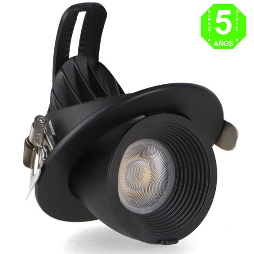 Foco Downlight Led Cob CCT Track Circular 10W Negro UGR 19 Orientable [AL4137GA]
