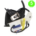 Foco Downlight Led Cob CCT Track Circular 10W Negro UGR 19 Orientable [AL4137GA]
