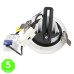 Foco Downlight Led CCT orientable TRACK 15W Blanco [AL4138GA]