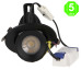 Foco Downlight Led CCT orientable TRACK 15W Negro [AL4139GA]