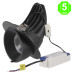 Foco Downlight Led CCT Orientable TRACK Black 30W [AL4141GA]
