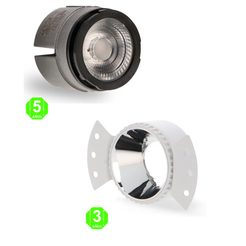 Kit Foco Modulo Arumled COB 7W Aro Integración Manu Driver Lifud [AL43014333LM]