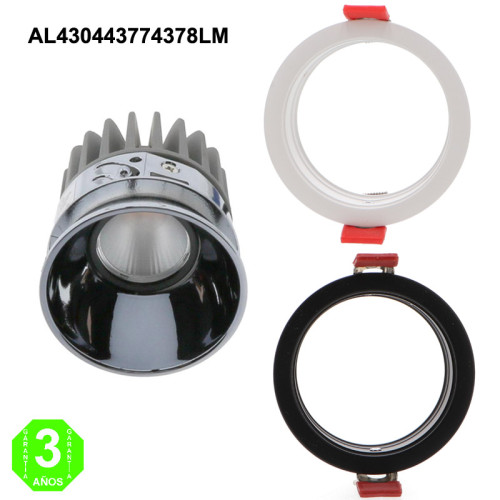 Foco Modulo led COBFIX 10W Aro Empotrable Blanco o Negro [AL430643774378LM]