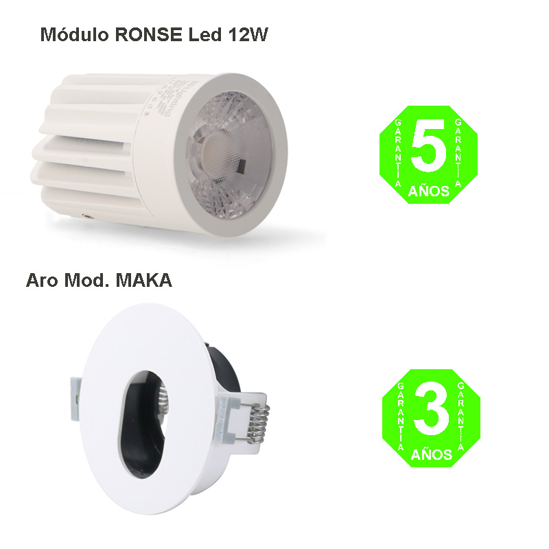 Kit Aro Maka Foco Módulo Led Ronse 12W Driver Lifud [AL44194330GA]