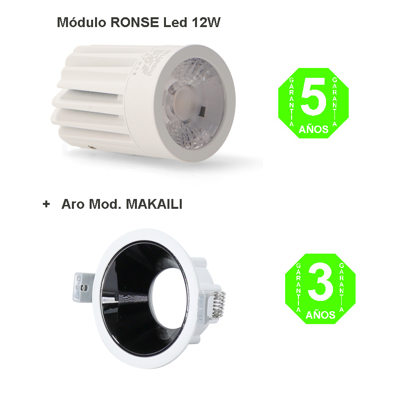 Kit Aro Makaili Foco Módulo Led Ronse 12W Driver Lifud [AL44194335GA]