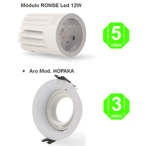 Kit Aro Hopaka Foco Módulo Led Ronse 12W Driver Lifud [AL44194336GA]