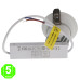 Foco Downlight LED Orientable CCT Cobve Blanco 7W [AL4431GA]