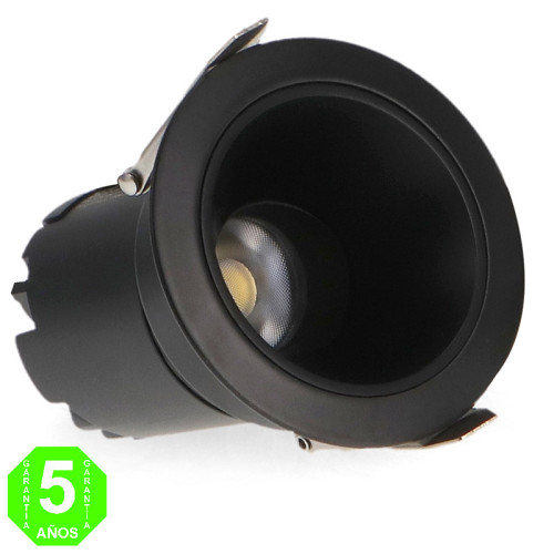 Foco Downlight LED Orientable CCT Cobve Negro 7W [AL4433GA]