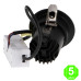 Foco Downlight LED Orientable CCT Cobve Negro 7W [AL4433GA]