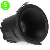 Foco Downlight LED CCT Orientable Cobve Negro 10W [AL4434GA]