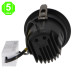 Foco Downlight LED CCT Orientable Cobve Negro 10W [AL4434GA]