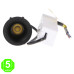 Foco Downlight LED Orientable CCT CobMix Negro 5W [AL4438GA]