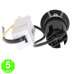 Foco Downlight LED Orientable CCT CobMix Negro 5W [AL4438GA]