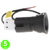 Foco Downlight LED Orientable CCT Cobmix Negro 7W [AL4439GA]