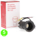 Foco Downlight LED Orientable CCT Cobmix Negro 7W [AL4439GA]