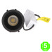 Foco Downlight LED CCT Orientable Cobmix Negro 10W [AL4440GA]