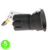 Foco Downlight LED CCT Orientable Cobmix Negro 10W [AL4440GA]