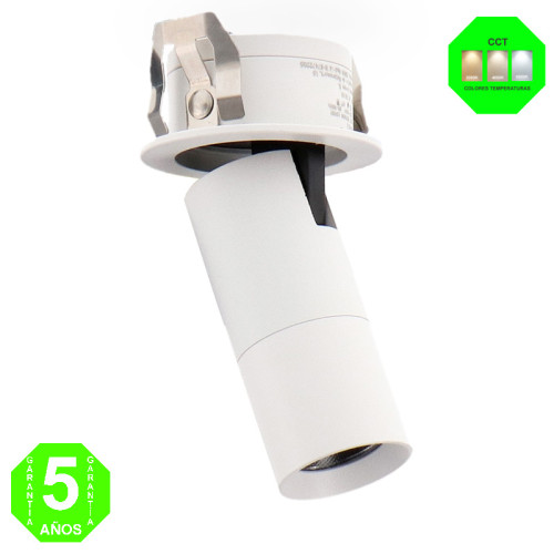 Foco Downlight LED CCT Orientable Mini Tube Round Blanco 5W [AL4451GA]