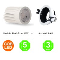 Kit Aro Lani Foco Módulo Led Ronse 12W Driver Lifud IP20 [ALGA44194331]
