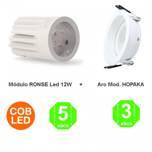 Kit Aro Hopaka Foco Módulo Led Ronse 12W Driver Lifud IP20 [ALGA44194336]