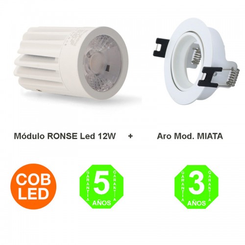 Kit Aro Miata Foco Módulo Led Ronse 12W Driver Lifud IP20 [ALGA44194337]