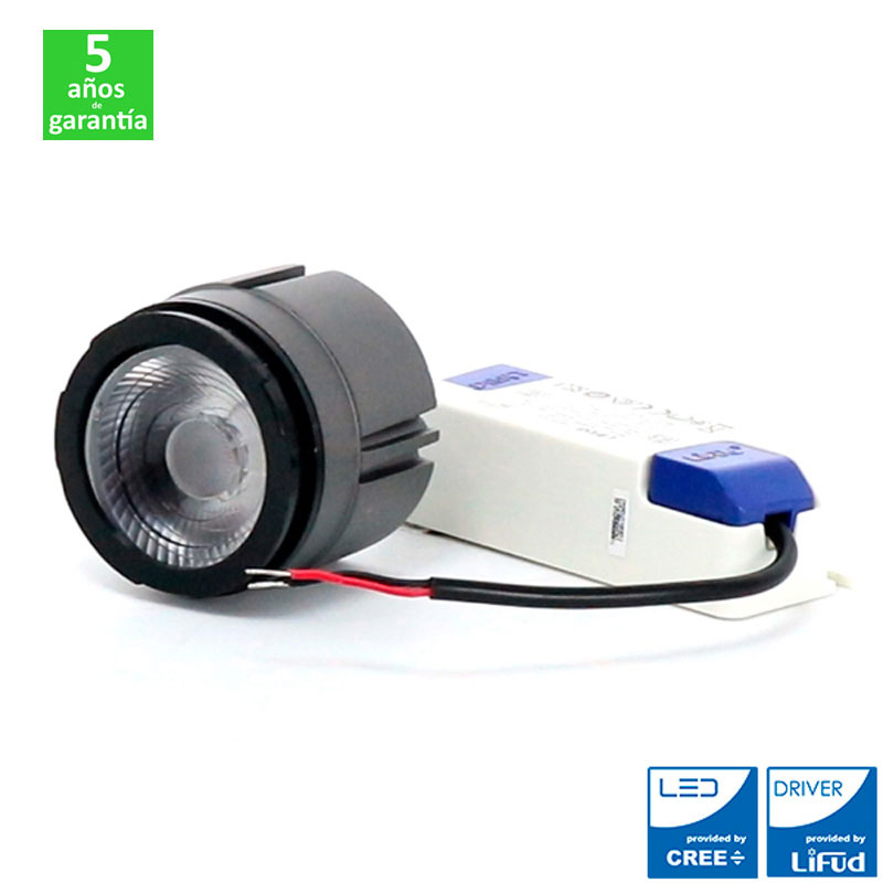 Foco Modulo downlight Arumled CREE COB 7W 700Lm Driver Lifud [ALLM4301]
