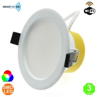 Foco Downlight LED Smarthome NAIL 9W RGB CCT WiFi Regulable Corte Ø90mm [ALLM4280]