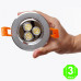 Foco Downlight Multiled Hig Power 3W [HOLEDDOWN-3W]