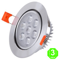 Foco Downlight LED Multiled Hig Power 7W [HOLEDDOWN-7W]