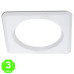 Foco Downlight Led Cuadrado Baños Cocinas Exteriores 15W IP65 [SLDLFS04-15W]