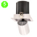 Foco Downlight led Orientable Cuadrado Tube Square 12W [AL4185GA]
