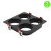 Foco Modulo Led CobFix 40W Bridgelux Soporte Empotrable Cuadrado Blanco o Negro [AL43046468LM]
