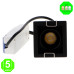 Foco Downlight LED CCT Mini Fix Square Negro 5W [AL4446GA]