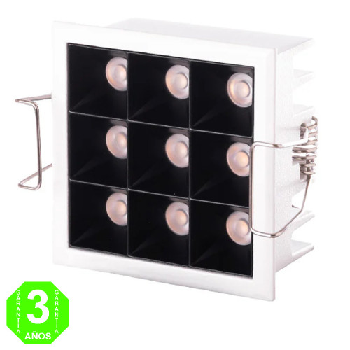 Foco Downlight LED 10W PRO Cuadrado Empotrable [JW10WM]