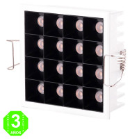 Foco Downlight LED 15W PRO Cuadrado Empotrable [JW18WM]