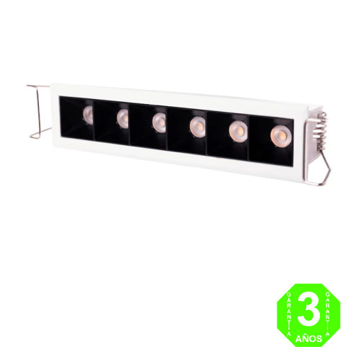 Foco Downlight LED Rectangular Empotrable 8W PRO [JW8W-M]