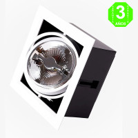 Foco Downlight Cardan LED 12W Direccionable Empotrable [JWCARLED-1x12W]