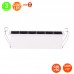 Foco Downlight LED Rectangular Empotrable Osram Chip 8W PRO Corte 121x26mm [JW-8W-M]