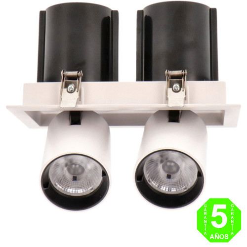 Foco led Doble Orientable Rectangular Tube Square 24W [AL4188GA]