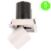 Foco led Doble Orientable Rectangular Tube Square 24W [AL4188GA]